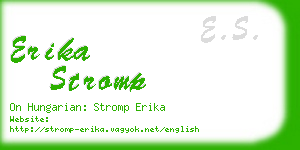 erika stromp business card